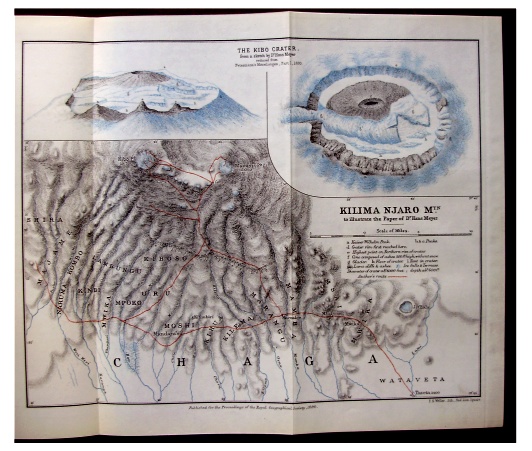   ASCENT OF KILIMANJARO SUMMIT   Kibo Crater   Color Map   Wraps 06